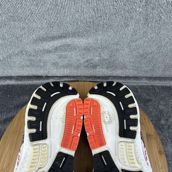 Brooks Ghost 13 Running Shoes Womens Size 10 White Black Red Road DNA Loft - Picture 8 of 10